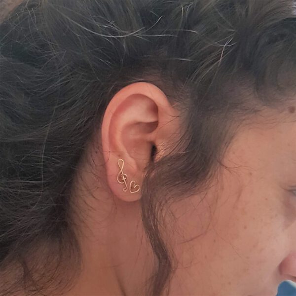 ⁦עגילי לבבות קסומים⁩ – תמונה ⁦7⁩