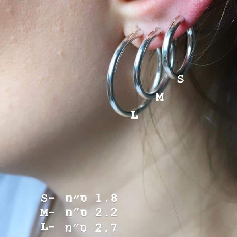 עגילי חישוק ג'יפסי – תמונה 8