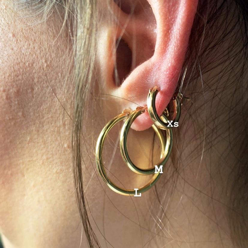 עגילי חישוק ג'יפסי – תמונה 7