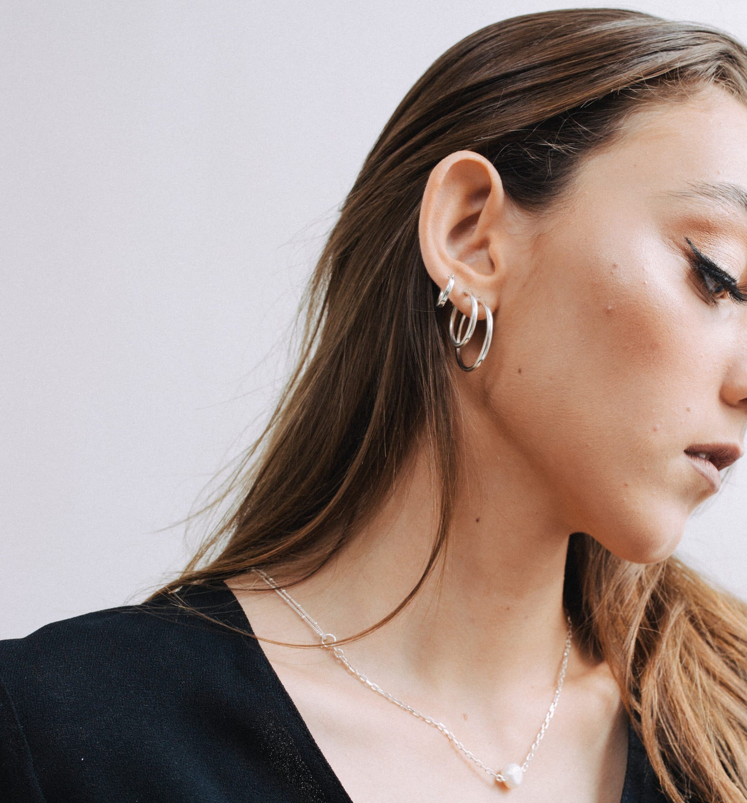 עגילי חישוק ג'יפסי – תמונה 3