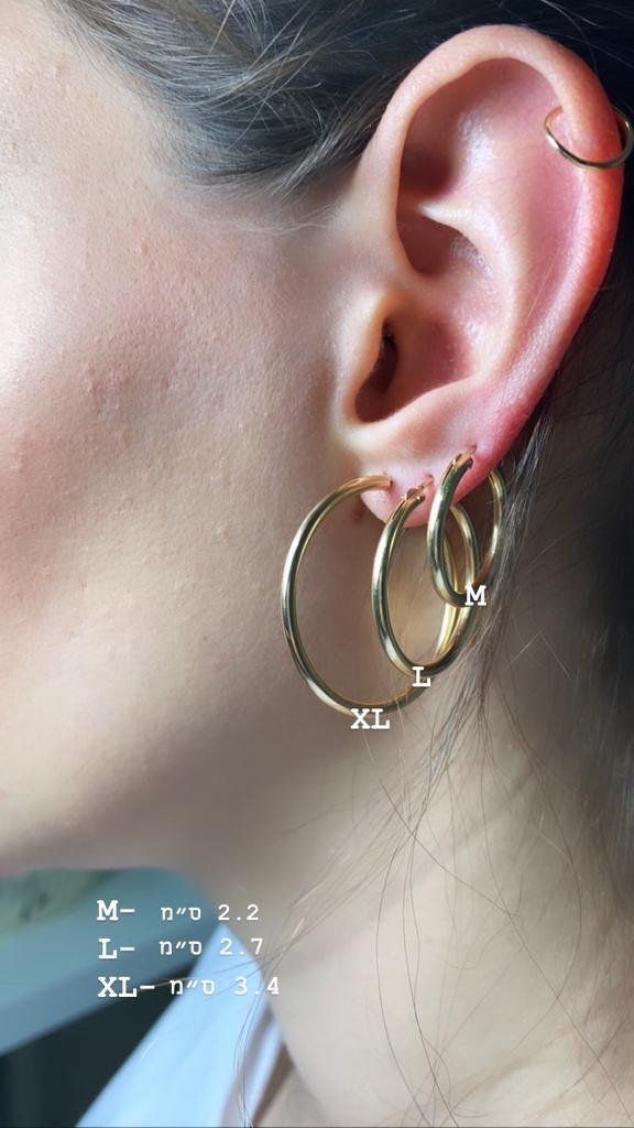 עגילי חישוק ג'יפסי – תמונה 9