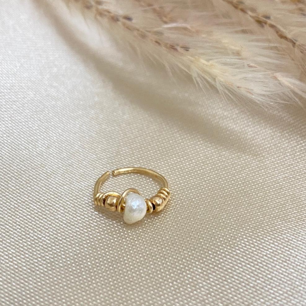 נזם | הליקס פנינה כסף 925/ גולדפילד