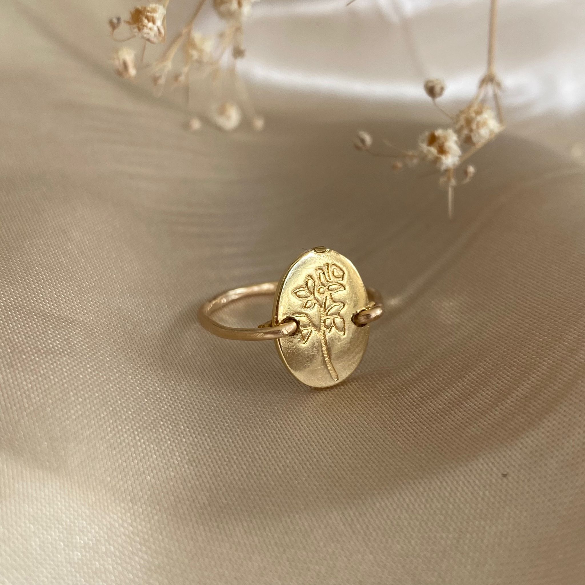 טבעת מטבע רוז