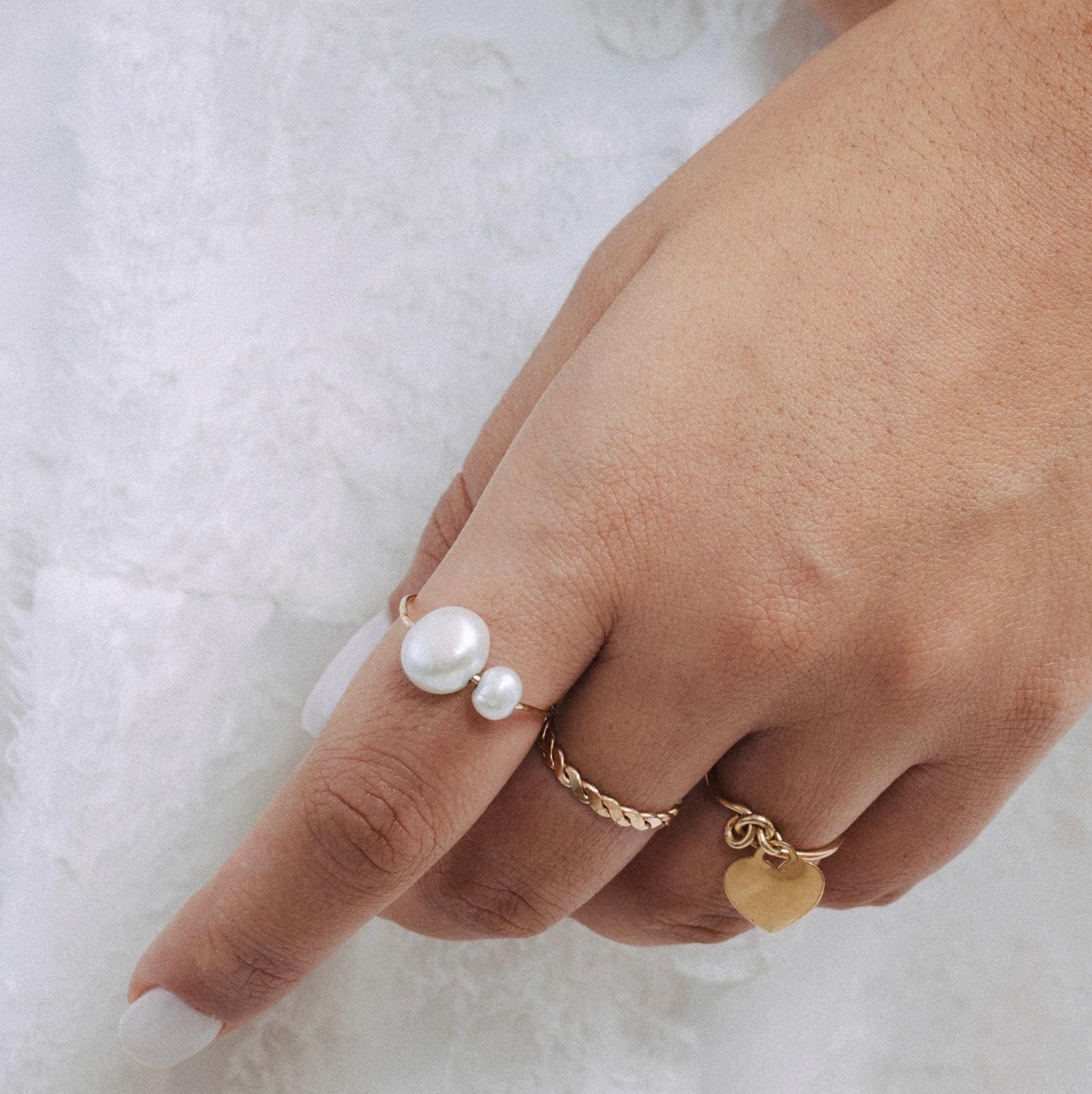 טבעת שתי פנינים – תמונה 4