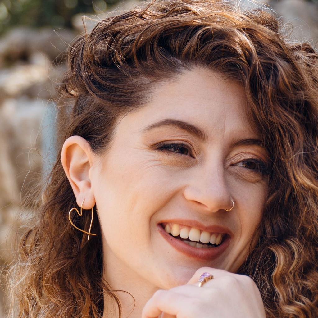 עגילי חישוק לב – תמונה 2