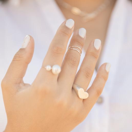 טבעת חותם לב – תמונה 3