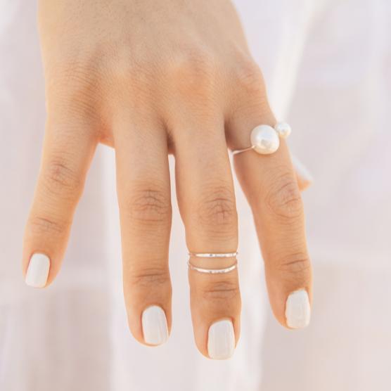 טבעת שתי פנינים – תמונה 2